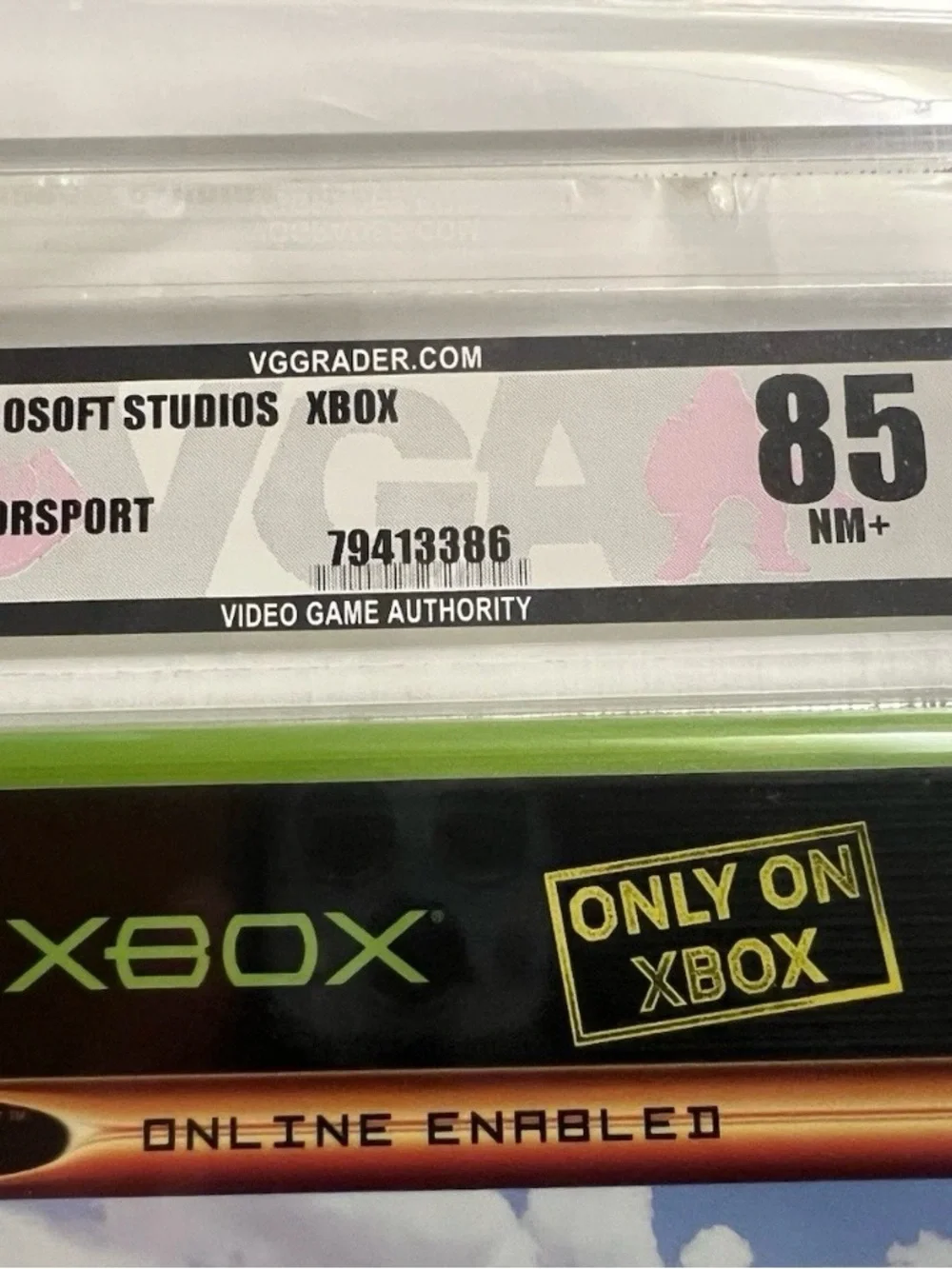 Microsoft Xbox Forza Motorsport 85 V G A Graded Disc Game